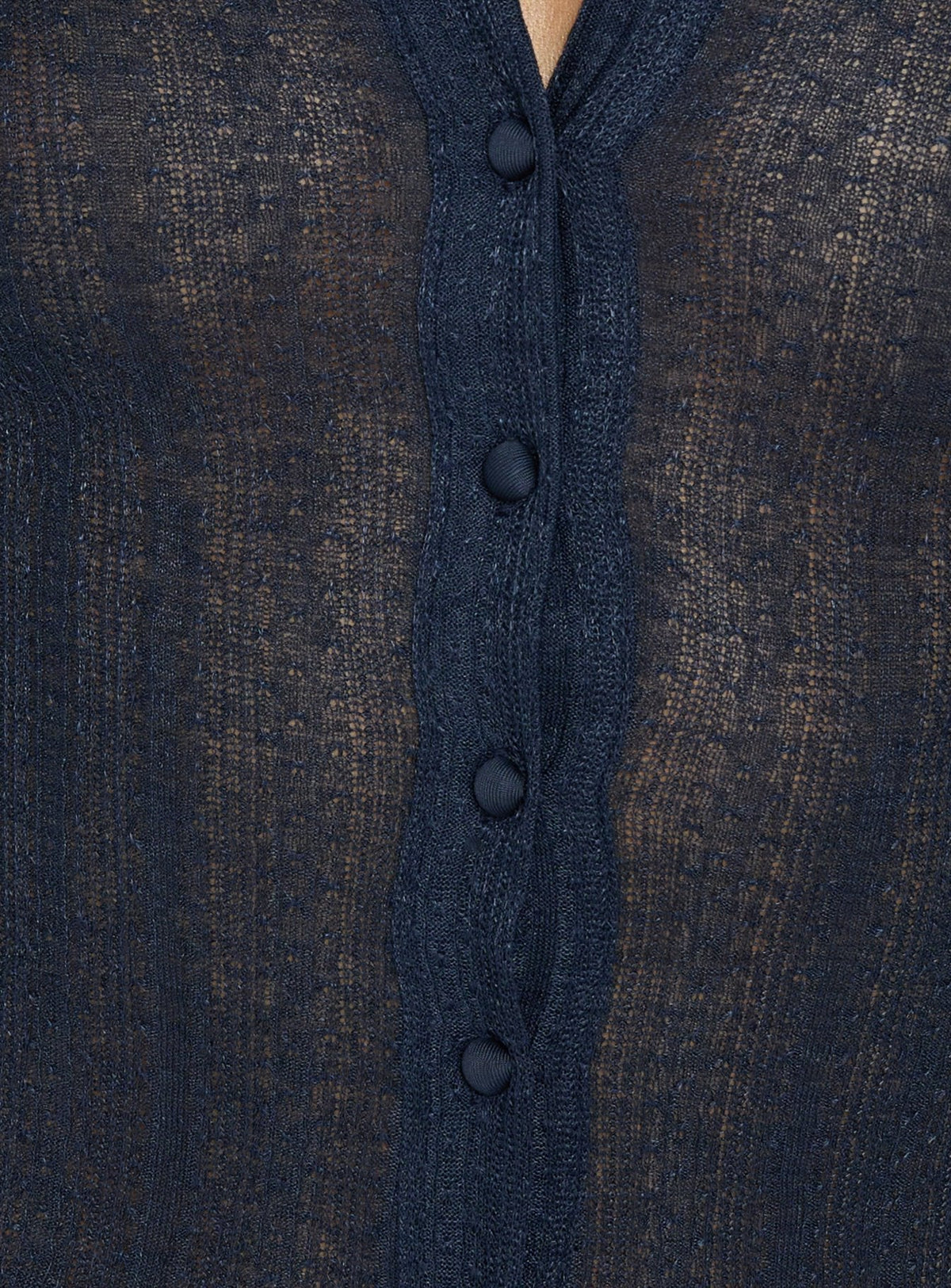 When You Sleep Long Sleeve Top Navy