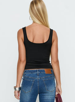 Don't Be Jealous Graphic Tank Top Black