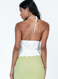 product Princess Polly Sleeveless Sweetheart  Chantria Top White