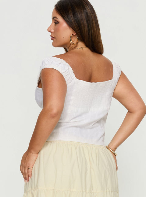 Fyrie Top White Curve