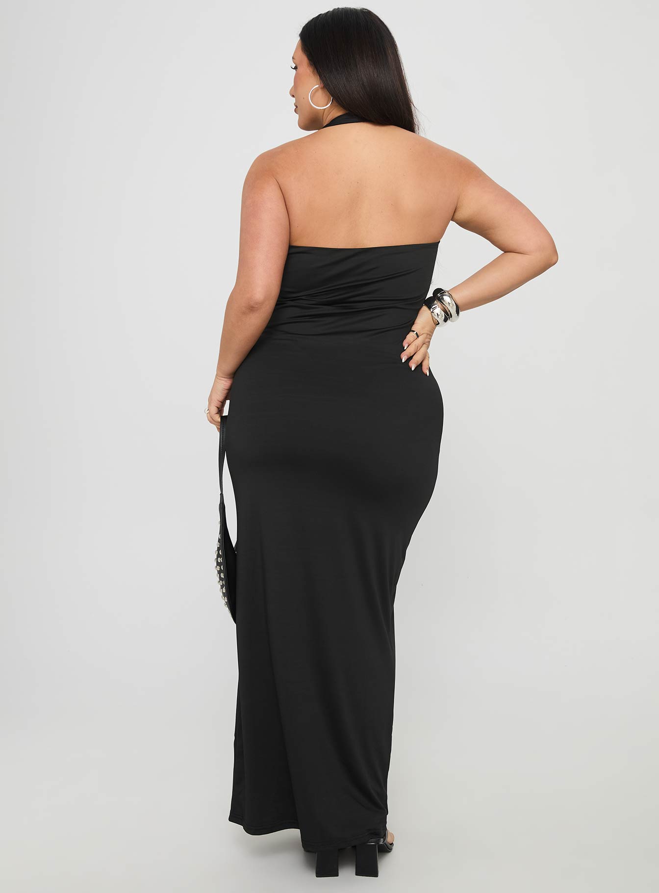 Spicy Maxi Dress Black Curve