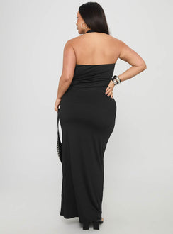 Spicy Maxi Dress Black Curve