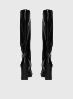 Sawyer Knee High Boots Black