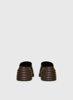 Therapy Flaunt Platform Sandals Brown