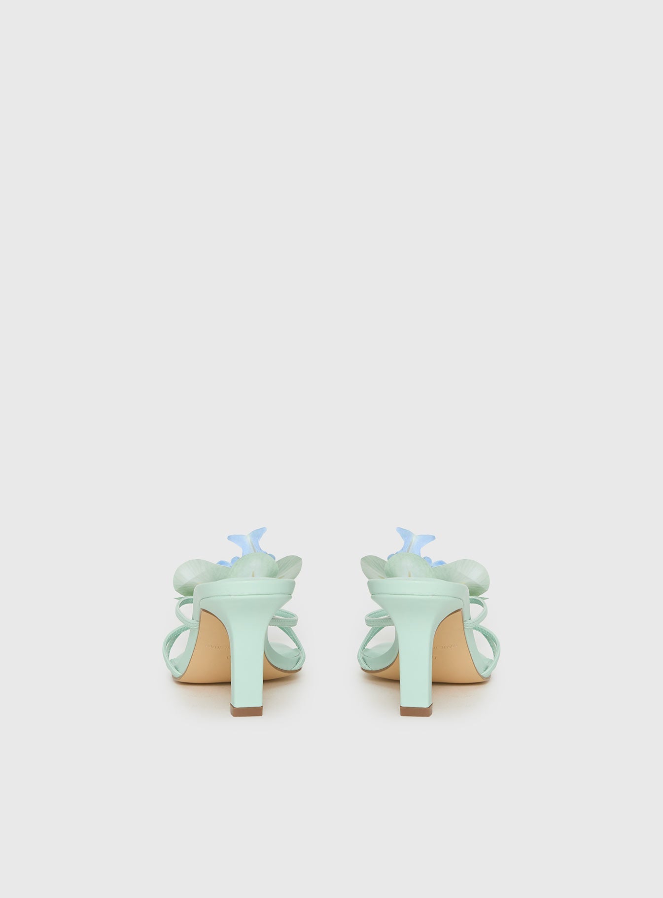 Azira Flower Detail Heels Blue