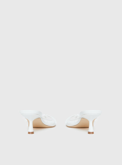 Avedon Heels White