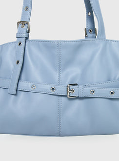 Sabyna Buckle Shoulder Bag Blue