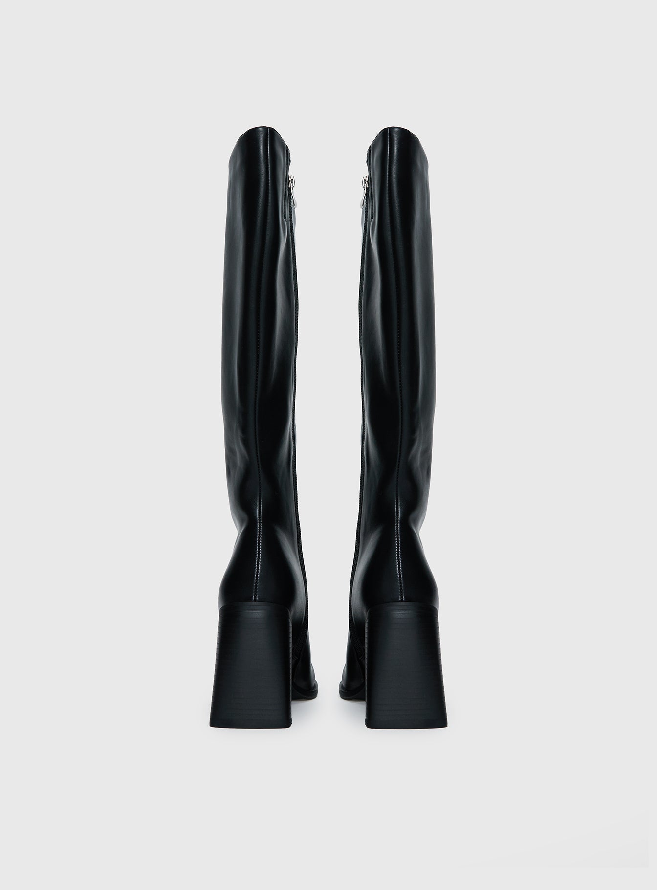 Renzo Knee High Boots Black