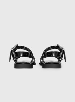 Therapy Elemental Sandals Black Patent