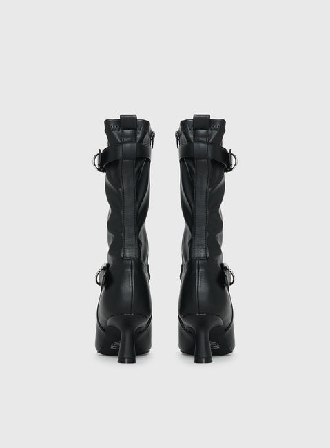 Therapy Kimme Sock Boots Black