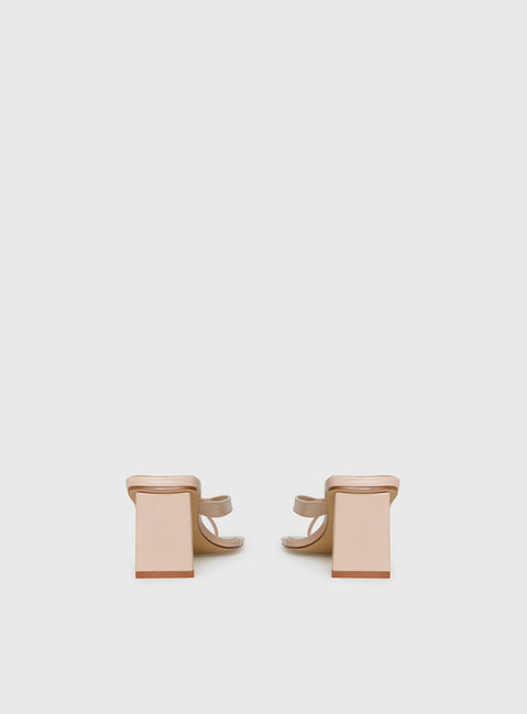 The Mona Heels Beige