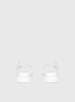 Ma Belle Sandals All White