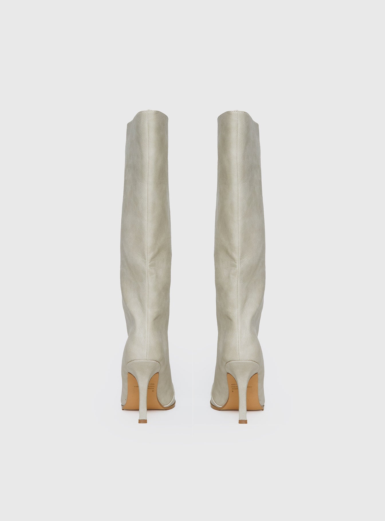 Cecil Knee High Boots Bone
