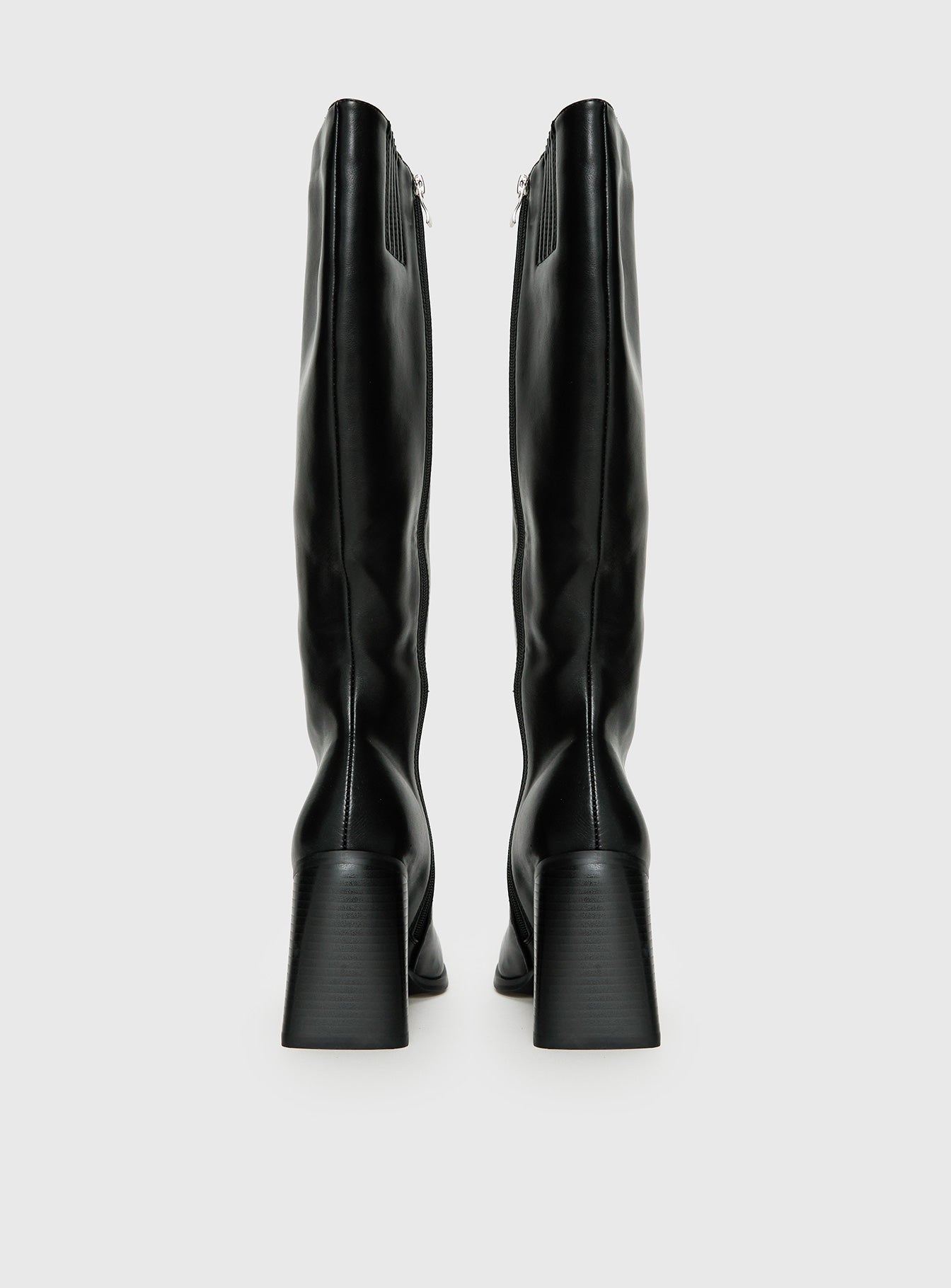 Renzo Knee High Boots Black