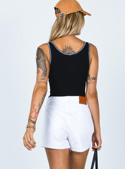 Xena Denim Shorts White