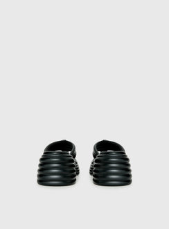 Therapy Flames Platform Sandals Black