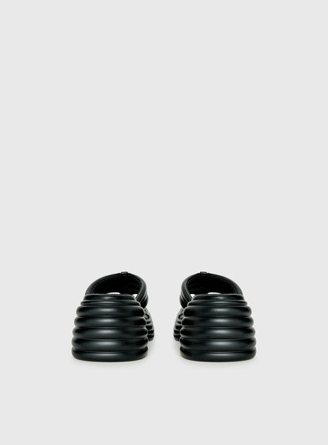 Therapy Flames Platform Sandals Black