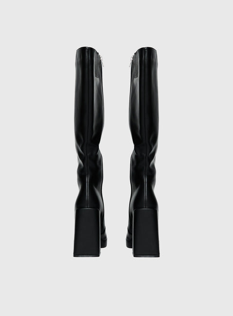 Montgomery Boots Matte Black