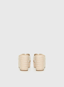 Therapy Ezra Wedge Heels Natural