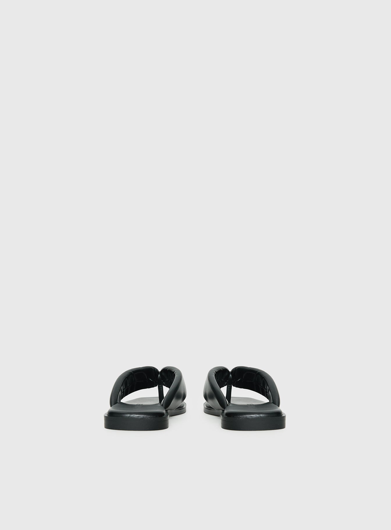 Rylin Puff Thong Sandals Black