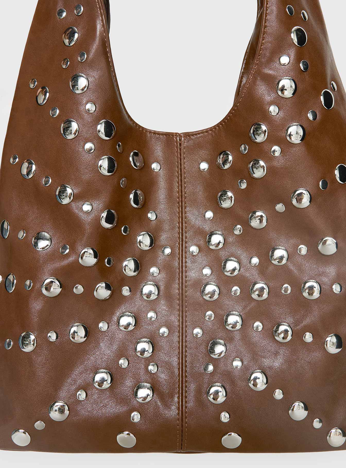 Savenna Stud Bag Brown