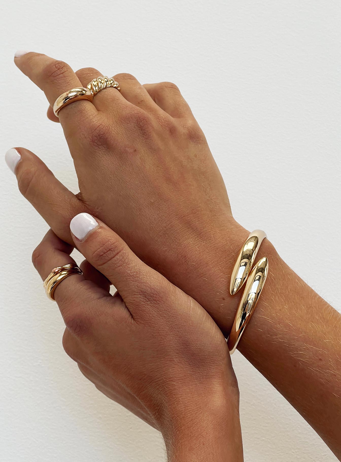 Cuff Gold toned Slip on style