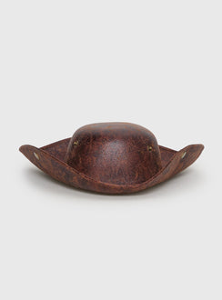 Night Spell Pirate Hat Brown