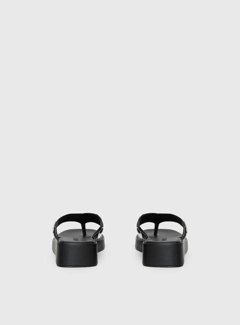 Paislee Stud Detail Sandals Black