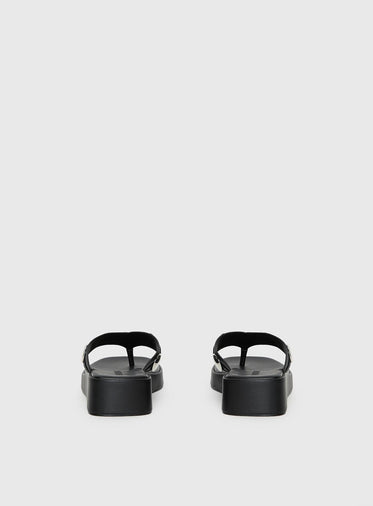 Paislee Stud Detail Sandals Black