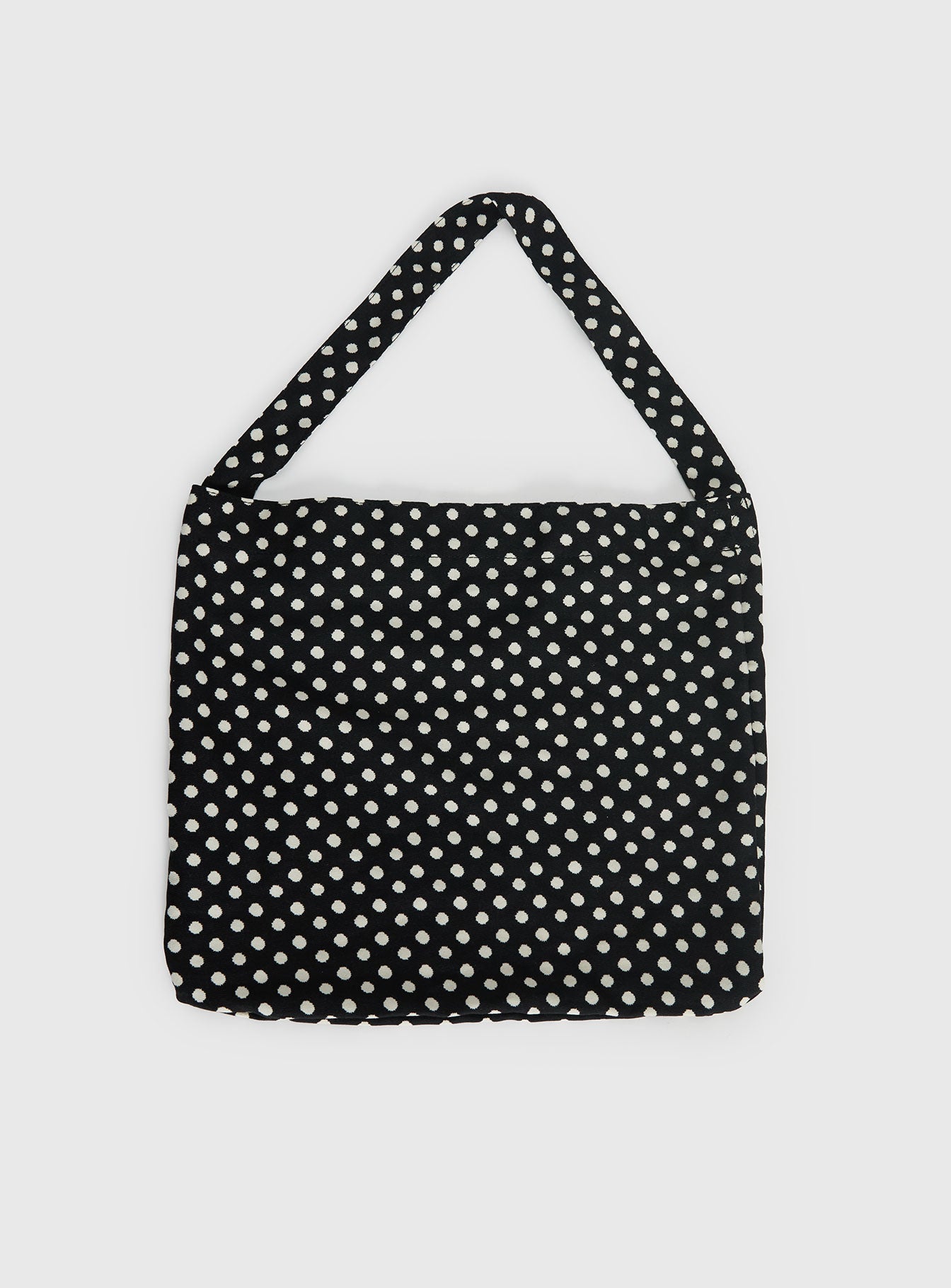 Tempting Tote Bag Black Polka