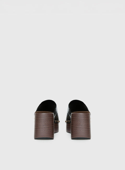 Therapy Imani Platform Sandals Black