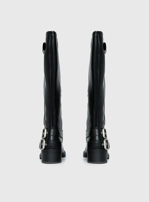 Therapy Form Boots Worn Black