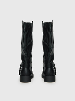 Wrecked Western Boots Black