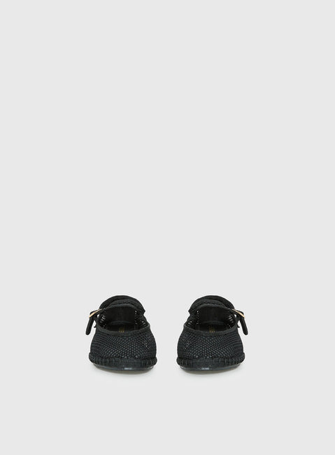 Therapy Alicante Mesh Ballet Flats Black