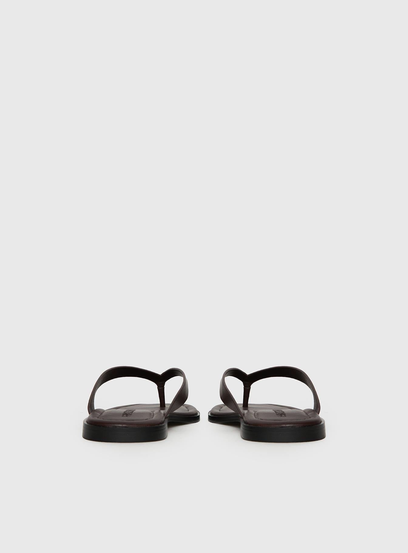 Alara Flat Thong Sandals Brown