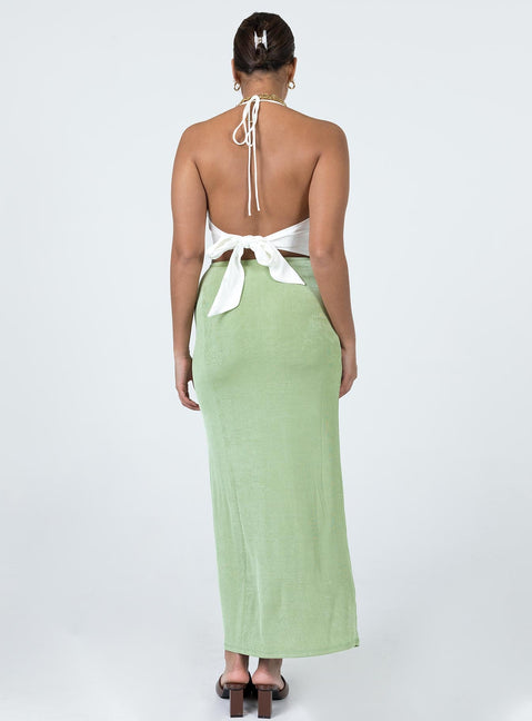 product Harriette Maxi Skirt Sage Princess Polly  Maxi 