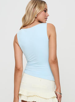 Wonderful World Top Baby Blue