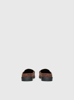 Therapy Atticus Faux Suede Slip On Loafer Brown