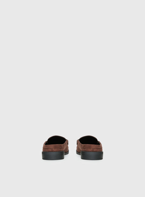 Therapy Atticus Faux Suede Slip On Loafer Brown