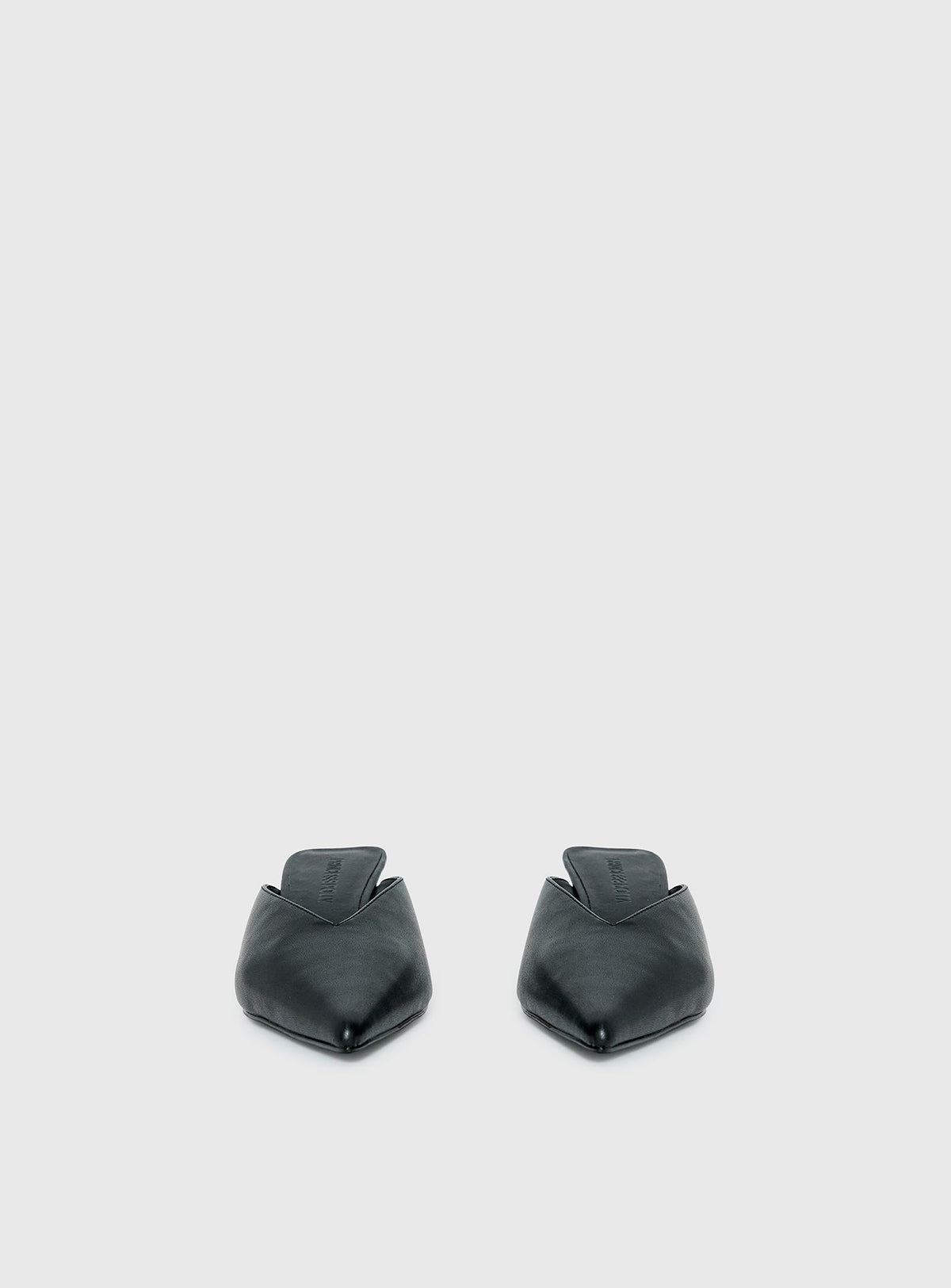 Priella Pointed Toe Kitten Heels Black