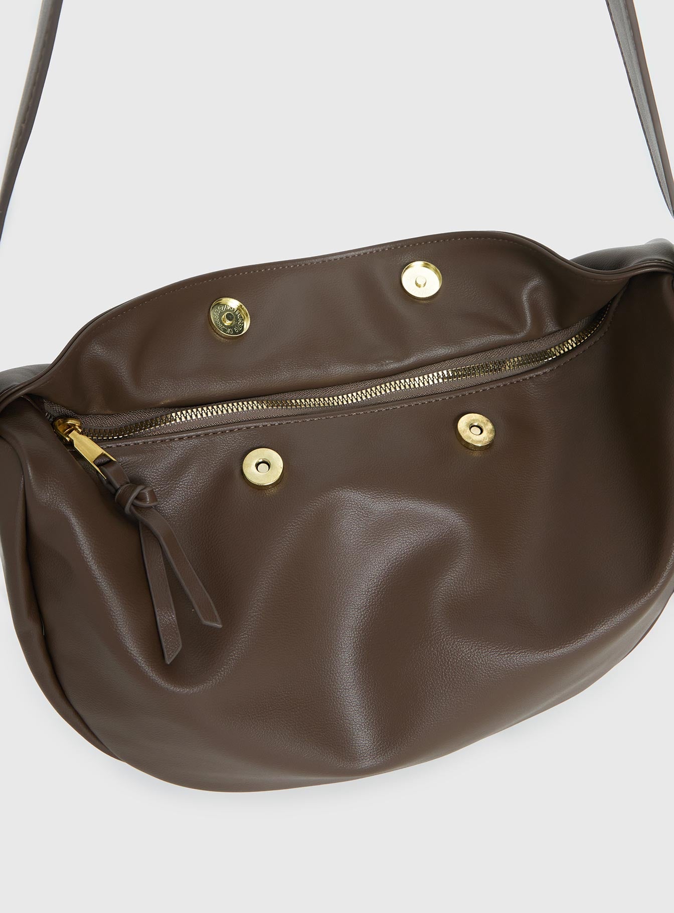 Jaxxon Slouch Shoulder Bag Brown