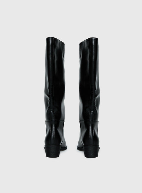 Rashi Knee High Boots Black