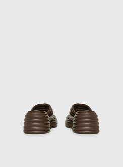 Therapy Flames Platform Sandals Brown