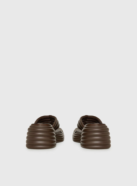 Therapy Flames Platform Sandals Brown
