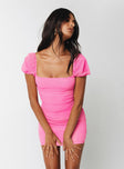 Charvi Mini Dress Pink Tall