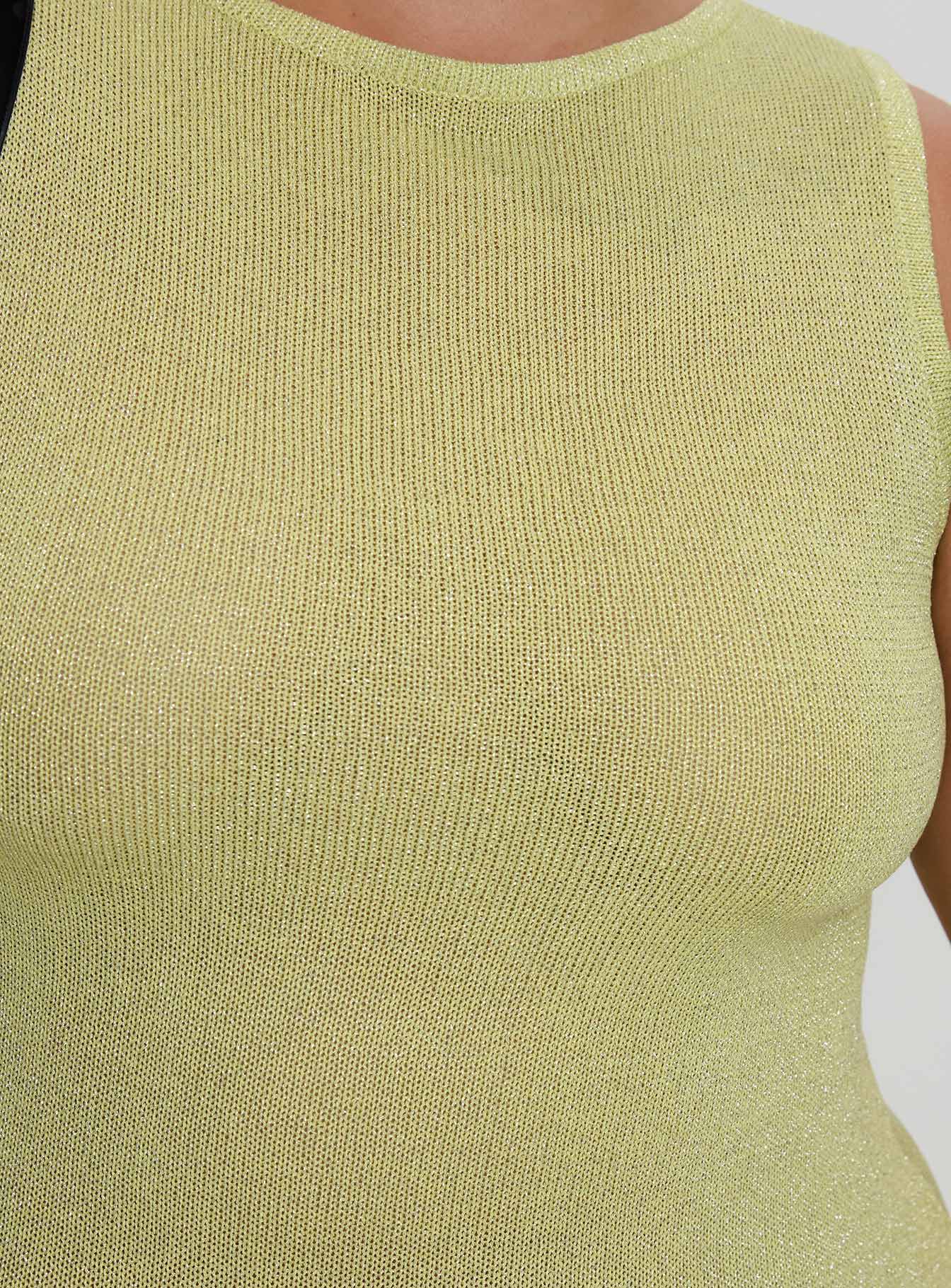 Oceana Mini Dress Green Curve