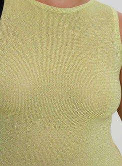 Oceana Mini Dress Green Curve