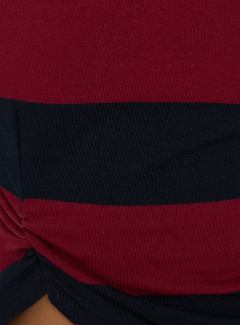 In Transit Tee Red Stripe