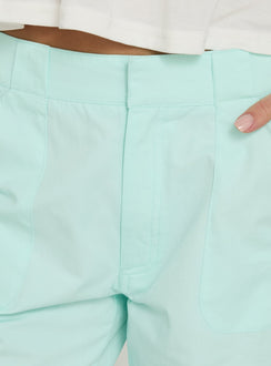 Indee Cropped Cargo Aqua
