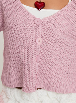 Maela Knit Cardigan Pink